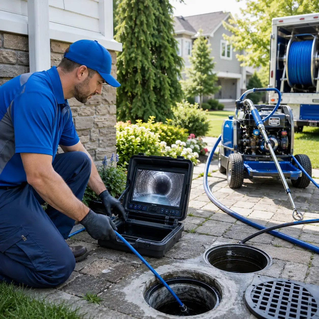 Outdoor drain cleaning professionals serving Lake, MI